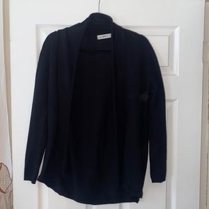 Zara black knit cardigan